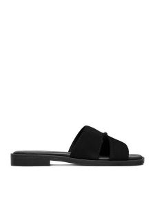 Lasocki Klapki CEO-RST-EMIE-05 Czarny. Czarne klapki Lasocki, bez wzorów, ze skóry, bez obcasa. Za 139,99 zł.
