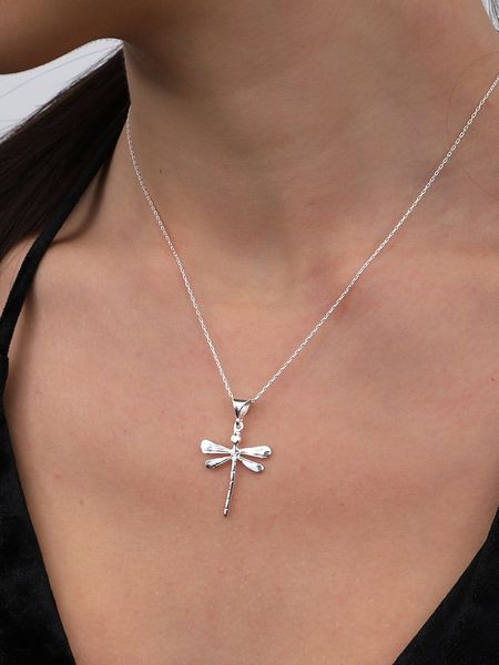 Lodie Silver Srebrny naszyjnik z zawieszką - dł. 42 cm rozmiar: onesize. Szare naszyjniki Lodie Silver, srebrne. Za 104,89 zł.