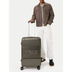 Walizka średnia MEXX. Szare walizki Mexx, bez wzorów, średnie. Za 359,99 zł.