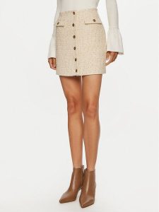 TWINSET Spódnica mini 242TP2125 Écru Slim Fit. Spódnice Twinset, bez wzorów, z syntetyku, mini. Za 439,99 zł.
