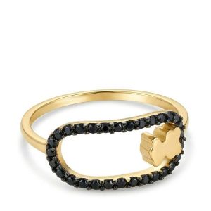 Pierścionek TOUS. Żółte pierścionki Tous, złote. Za 469,99 zł.