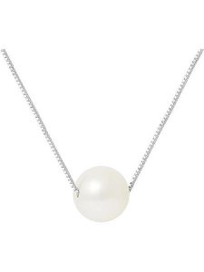 Pearline Srebrny naszyjnik z perłą - dł. 42 cm rozmiar: onesize. Szare naszyjniki Pearline, z perłą, srebrne. Za 173,99 zł.