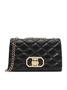 Nine West Torebka CEO-Siena-LDA8700 Czarny. Czarne torebki wieczorowe Nine West, bez wzorów, z materiału, bez dodatków. Za 169,99 zł.