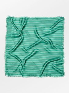 Becksöndergaard Jedwabna chusta w kolorze turkusowym - 65 x 65 cm rozmiar: onesize. Niebieskie apaszki i chusty Becksöndergaard, bez wzorów, z jedwabiu. Za 113,99 zł.