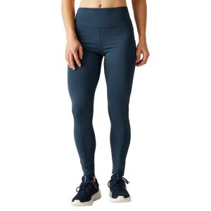 Legginsy Damskie Influential II. Niebieskie legginsy Regatta, bez wzorów, z materiału. Za 76,99 zł.
