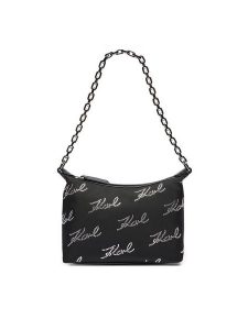 KARL LAGERFELD Torebka 246W3083 Czarny. Czarne torebki klasyczne KARL LAGERFELD, bez wzorów, z materiału, bez dodatków. Za 549,99 zł.
