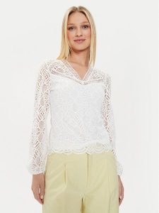 Morgan Bluzka 241-TOULI Écru Regular Fit. Bluzki Morgan, m, bez wzorów, z syntetyku, bez kołnierzyka, bez ramiączek. Za 189,99 zł.