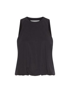 MOSS COPENHAGEN Top "Belle" w kolorze czarnym rozmiar: S. Czarne topy Moss Copenhagen, s, bez wzorów, bez kołnierzyka, bez ramiączek. Za 136,13 zł.