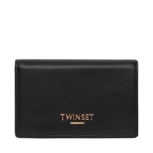 Portfel TWINSET. Czarne portfele Twinset, bez wzorów. Za 359,99 zł.