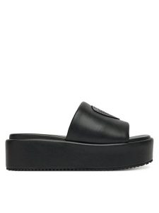Blauer Klapki S5OPAL03/PUL Czarny. Czarne klapki Blauer, bez wzorów, ze skóry, bez obcasa. Za 269,99 zł.