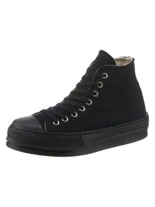 Heine Sneakersy w kolorze czarnym rozmiar: 41. Czarne trampki Heine, bez wzorów, za kostkę, bez zapięcia. Za 64,95 zł.