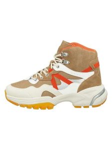GANT Footwear Sneakersy "Lawanda" w kolorze jasnobrązowym rozmiar: 36. Brązowe trampki GANT Footwear, bez wzorów, z materiału, za kostkę, bez zapięcia. Za 193,70 zł.