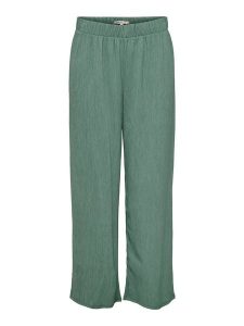 ONLY Spodnie w kolorze zielonym rozmiar: M/L32. Zielone spodnie z wysokim stanem ONLY, bez wzorów, z materiału, z podwyższonym stanem. Za 82,99 zł.