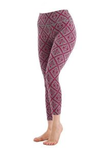 Venus - Legginsy termoaktywne (100% Merino / 230g/m²). Czerwone legginsy WOOLONA, bez wzorów, z dzianiny, z podwyższonym stanem, długie. Za 351,00 zł.