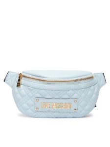 LOVE MOSCHINO Nerka JC4003PP1OLA0701 Błękitny. Niebieskie nerki i saszetki LOVE MOSCHINO, bez wzorów, ze skóry. Za 679,99 zł.