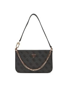 Guess Torebka Noelle II Mini HWBG96 72720 Szary. Szare torebki klasyczne Guess, z aplikacjami, ze skóry, bez dodatków. Za 389,99 zł.