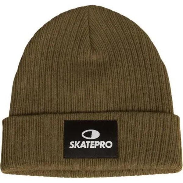 Odzież Beanies unisex SkatePro V2 Czapka Skate - Olive. Zielona czapki SKATEPRO, bez wzorów. Za 75,99 zł.