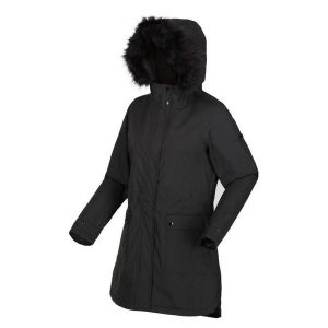 Kurtka Parka Sabinka Fur Trim Rozmiar 38 Czarny - RWP352-800. Czarne kurtki Regatta, bez wzorów, z tkaniny, bez kaptura. Za 189,99 zł.