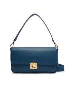 Coccinelle Saszetka 329153 Błękitny. Niebieskie nerki i saszetki Coccinelle, bez wzorów, ze skóry. Za 1 489,00 zł.