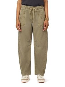 Scotch & Soda Spodnie w kolorze oliwkowym rozmiar: M. Zielone spodnie z wysokim stanem Scotch & Soda, bez wzorów, z materiału, z podwyższonym stanem. Za 269,95 zł.