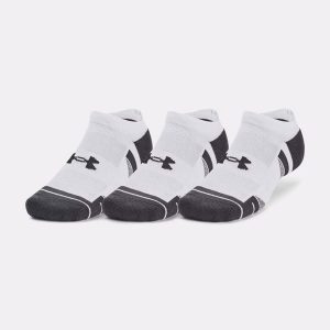 Skarpety Under Armour Performance Tech NS 3 pary. Białe skarpetki Under Armour, bez wzorów. Za 79,99 zł.