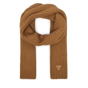 Szalik Guess. Brązowe szaliki Guess, z aplikacjami. Za 234,99 zł.