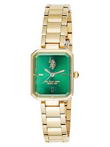 U.S. Polo Assn. Zegarek kwarcowy w kolorze złoto-zielonym rozmiar: onesize. Zielone, analogowe zegarki U.S. Polo Assn. Za 195,99 zł.
