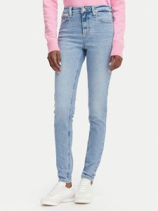 Tommy Jeans Jeansy DW0DW23080 Niebieski Slim Fit. Niebieskie jeansy Tommy Jeans, bez wzorów, z bawełny. Za 409,99 zł.