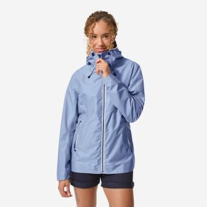 Kurtka żeglarska damska Decathlon Sailing 100. Niebieskie kurtki DECATHLON, m, bez wzorów, z materiału, bez kaptura. Za 129,99 zł.