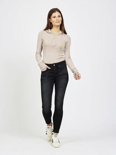 Gang Dżinsy - Skinny fit - w kolorze czarnym rozmiar: W31. Czarne jeansy Gang, z aplikacjami. Za 374,23 zł.