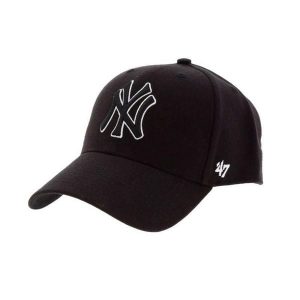 Czapka Z Daszkiem MVP New York Yankees. Fioletowe czapki 47 Brand, bez wzorów, z bawełny. Za 109,99 zł.