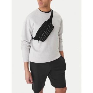 Nerka Reebok. Czarne nerki i saszetki Reebok, bez wzorów. Za 49,99 zł.