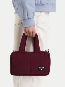Roxy Torebka WBEOHP-ROXY-MZ-004-10 Bordowy. Czerwone torebki klasyczne Roxy, bez wzorów, z materiału, bez dodatków. Za 59,99 zł.