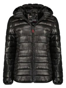 Canadian Peak Kurtka pikowana "Colombiana Hood" w kolorze czarnym rozmiar: XXL. Czarne kurtki Canadian Peak, xxl, bez wzorów, bez kaptura. Za 127,35 zł.