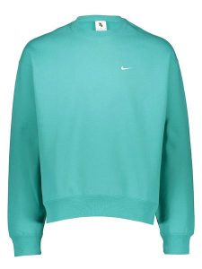 Nike Bluza w kolorze turkusowym rozmiar: M. Niebieskie bluzy Nike, m, bez wzorów, bez kaptura. Za 162,49 zł.