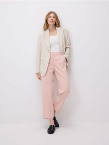 Jednorzędowa marynarka z wiskozą - wielobarwny. Marynarki i żakiety Reserved, l, bez wzorów, z tkaniny, klasyczne. Za 259,99 zł.