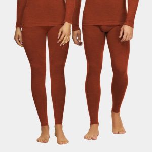 Spodnie legginsy termoaktywne unisex Alpinus Merino Aoraki. Brązowe legginsy ALPINUS, bez wzorów. Za 199,00 zł.