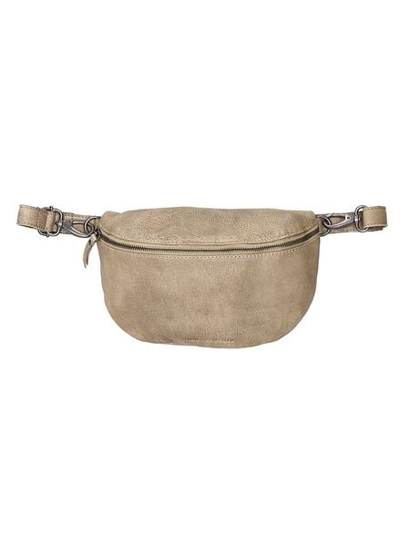 HIDE & STITCHES Skórzana saszetka w kolorze beżowym - 27 x 18,5 x 8,5 cm rozmiar: onesize. Brązowe nerki i saszetki HIDE & STITCHES, bez wzorów, z materiału. Za 130,99 zł.