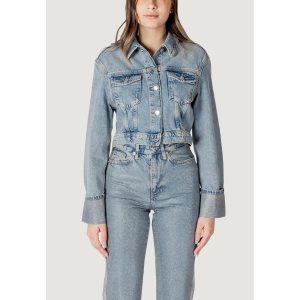 Kurtka Kobieta ONLY Onlhollywood Crystal Jacket Red Dnm Cro. Niebieskie kurtki ONLY, bez wzorów, z bawełny, bez kaptura. W wyprzedaży za 325,90 zł.