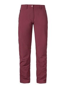 Schöffel Spodnie turystyczne "Engadin" w kolorze czerwonym rozmiar: 46. Czerwone spodnie dresowe Schöffel, bez wzorów, outdoorowe. Za 484,31 zł.
