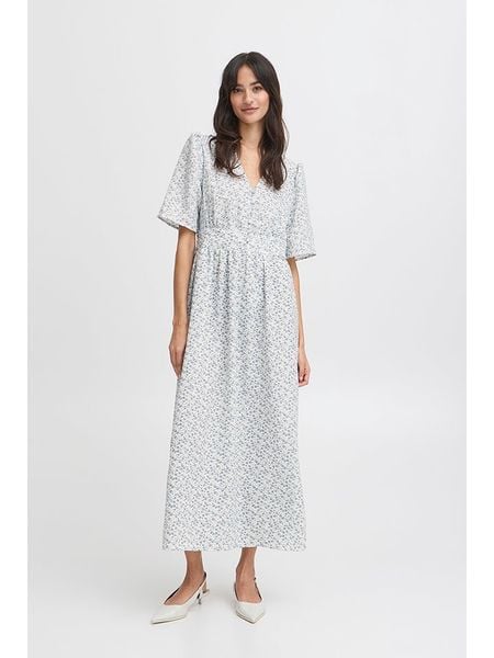 B.young Sukienka w kolorze błękitnym rozmiar: 40. Niebieskie sukienki b.young, na co dzień, bez wzorów, bez kołnierzyka, bez ramiączek, maxi, proste. Za 131,74 zł.