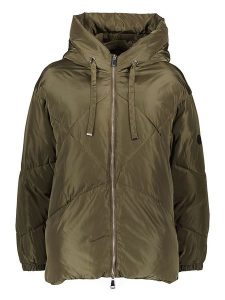 WHITE LABEL Kurtka zimowa w kolorze khaki rozmiar: 46. Brązowe kurtki WHITE LABEL, na zimę, z aplikacjami, z puchu, bez kaptura. Za 185,84 zł.