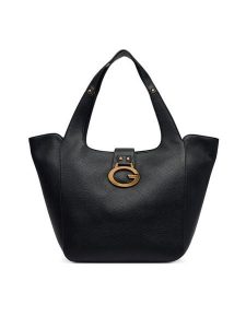 Guess Torebka HWBB93 08240 Czarny. Czarne shopper bag Guess, z aplikacjami, ze skóry, bez dodatków. Za 714,99 zł.