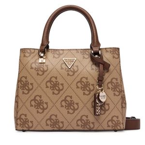 Torebka Guess. Brązowe torebki klasyczne Guess, z aplikacjami, bez dodatków. Za 639,99 zł.