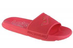 Klapki damskie Joma SLALS2307. Czerwone klapki JOMA, bez wzorów, z materiału, bez obcasa. Za 49,99 zł.