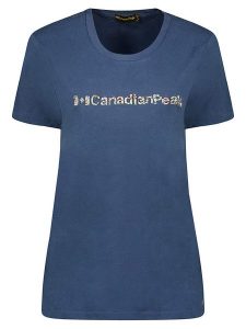 Canadian Peak Koszulka "Jefolleak" w kolorze granatowym rozmiar: L. Niebieskie bluzki Canadian Peak, l, bez wzorów, bez kołnierzyka, bez ramiączek. Za 79,03 zł.