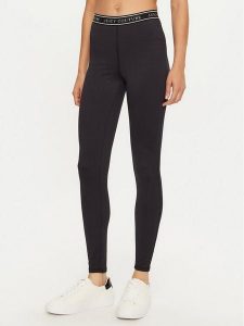 Juicy Couture Legginsy Kia JCSML224413 Czarny Slim Fit. Czarne legginsy Juicy Couture, bez wzorów, z syntetyku. Za 219,99 zł.