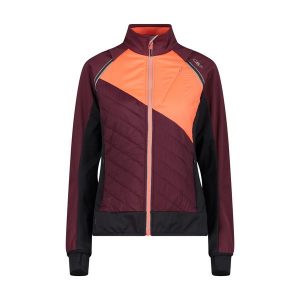 Kurtka skiturowa damska CMP. Czerwone kurtki CMP, xs, bez wzorów, z softshellu, bez kaptura. Za 289,99 zł.