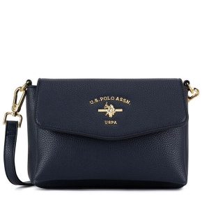 Torebka U.S. Polo Assn. Niebieskie listonoszki U.S. Polo Assn., bez wzorów, bez dodatków. Za 219,99 zł.