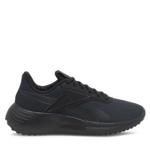 Buty do biegania Reebok. Czarne buty sportowe Reebok, bez wzorów, bez zapięcia, do biegania. Za 139,99 zł.